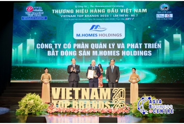 M.Homes Holdings được vinh danh Top 03 Công ty Quản lý Bất động sản tốt nhất Việt Nam